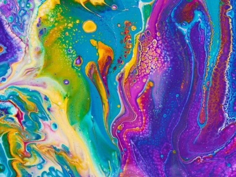 picture of swirling paint